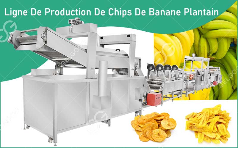 Équipement De L’Unité De Production De Chips Banane Plantain