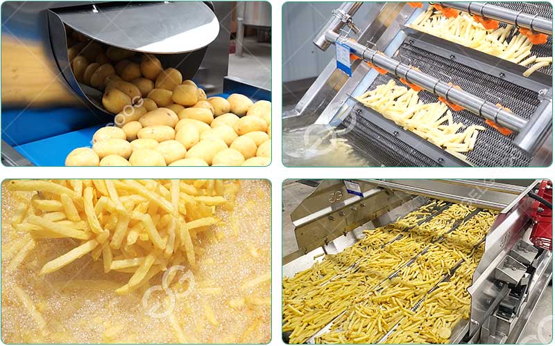 Processus Complet De L’Unité De Production De Frites