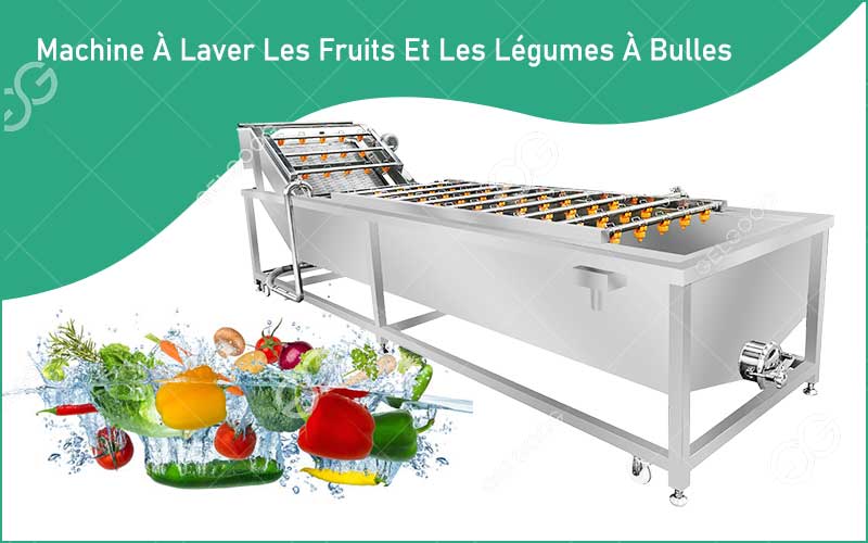 Machine À Laver Les Fruits Et Les Légumes À Bulles
