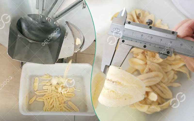 Caractéristiques De Machine À Couper Les Chips Longues De Banane