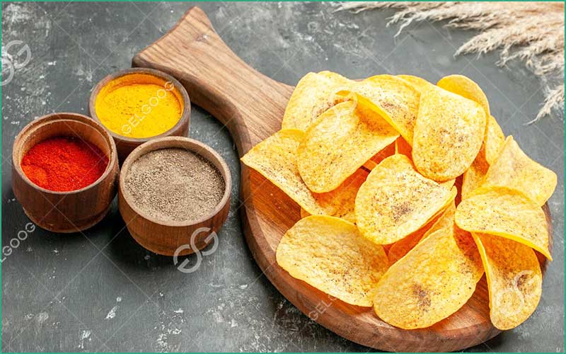 Flux De Transformation De La Pomme De Terre En Chips