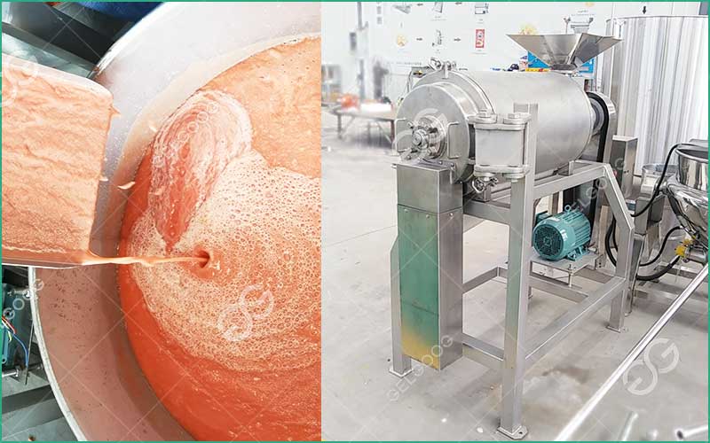 Machine Industrielle De Fabrication De Jus De Tomate