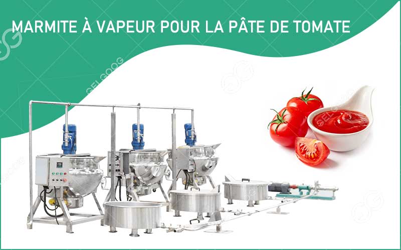 Caractéristiques Marmite À Vapeur Pour La Pâte De Tomate Industrielle