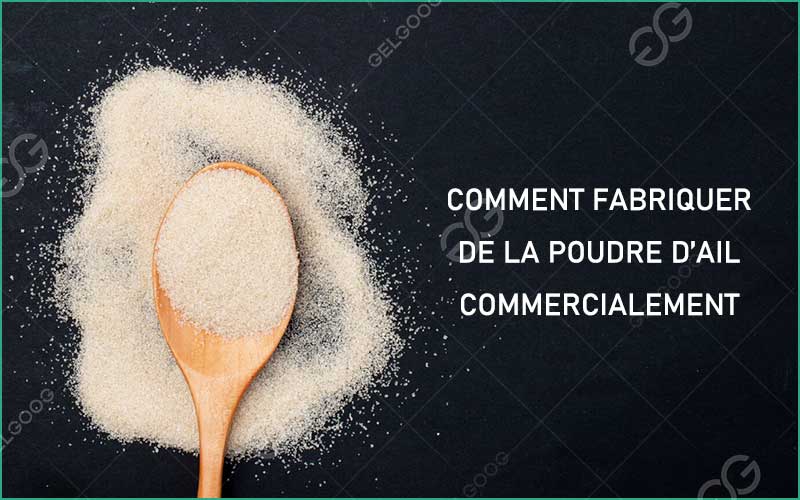 Comment Fabriquer De La Poudre D’Ail Commercialement