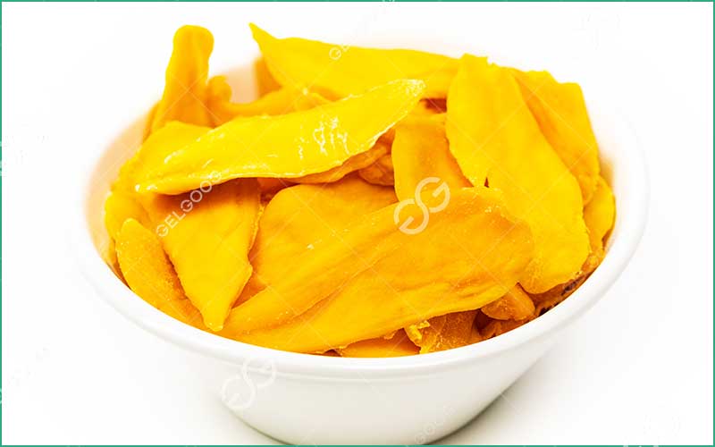 Étapes De La Fabrication De Mangues Séchées