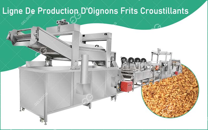 Principales Machines De La Ligne De Production D'Oignons Frits Croustillants