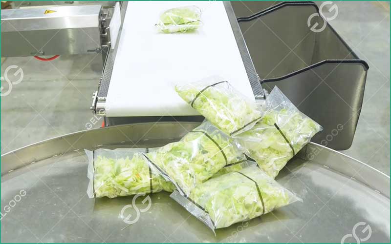Conditionnement des légumes